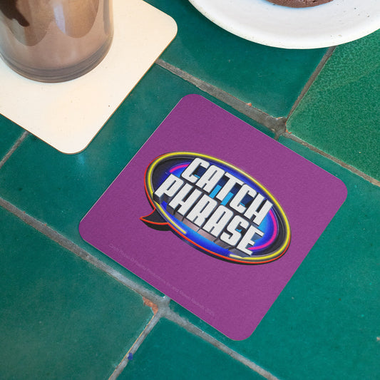 Catchphrase in Purple Coaster