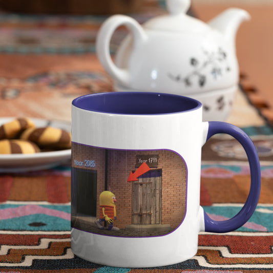 Back to the Future Coloured Mug