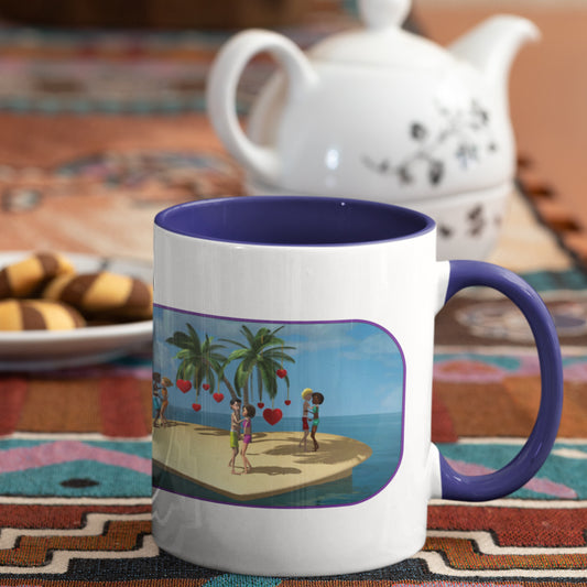 Love Island Coloured Mug