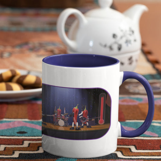 Red Hot Chili Peppers Coloured Mug