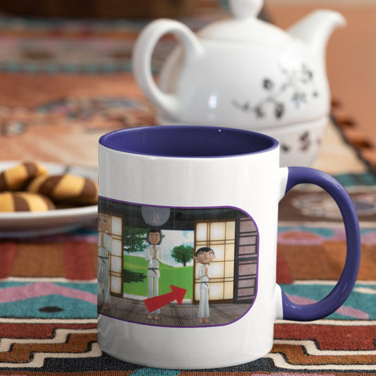 The Karate Kid Coloured Mug