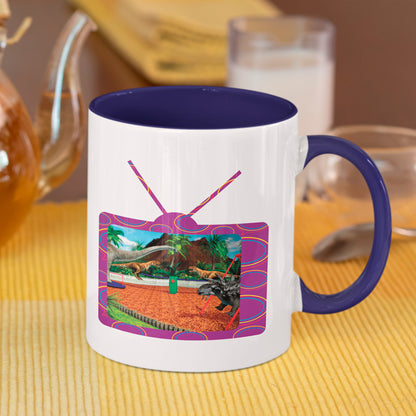 Jurassic Park Coloured Mug