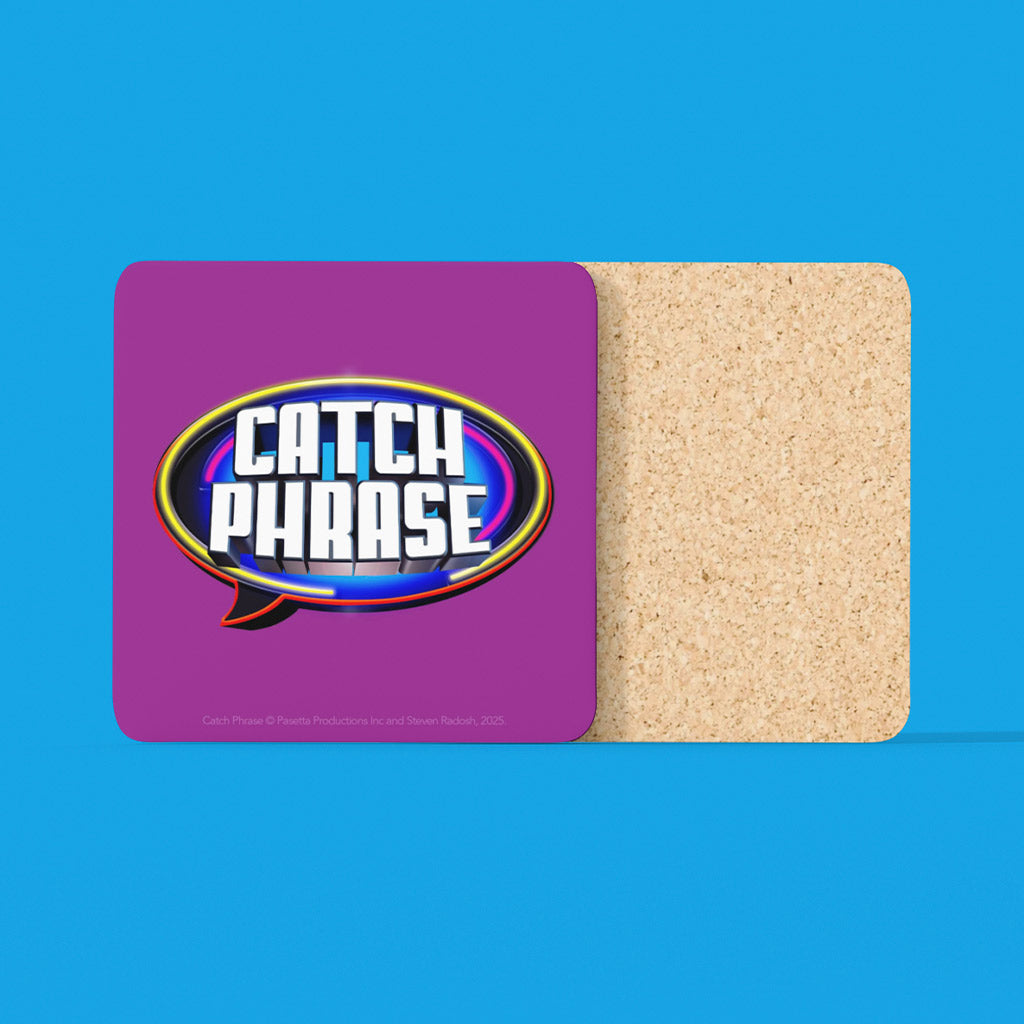 Catchphrase Block Catchphrase in Purple Coaster – Catchphrase Shop